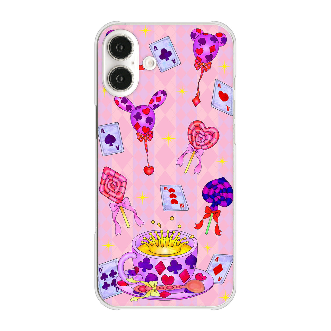 iPhone16 Plus 高画質仕上げ 背面印刷 ハードケースむかいあぐる トランプティー