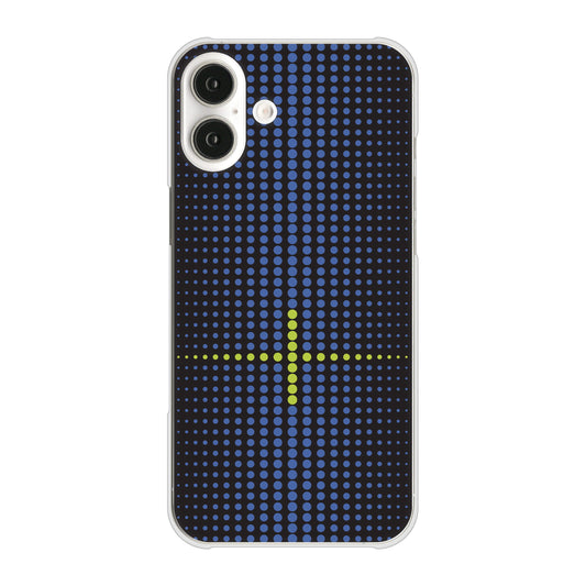 iPhone16 Plus 高画質仕上げ 背面印刷 ハードケース 【IB907 グラデーションドット】