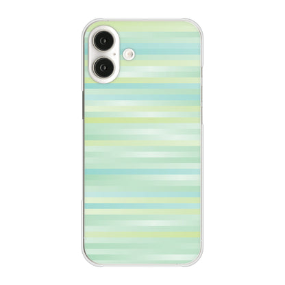iPhone16 Plus 高画質仕上げ 背面印刷 ハードケースグラデーションボーダー