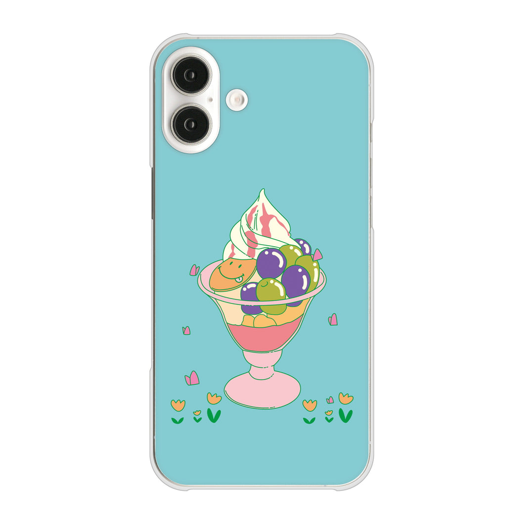 iPhone16 Plus 高画質仕上げ 背面印刷 ハードケーススイーツイラスト