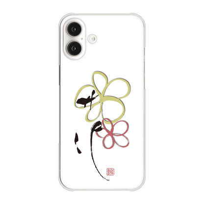 iPhone16 Plus 高画質仕上げ 背面印刷 ハードケース大野詠舟 デザイン筆文字