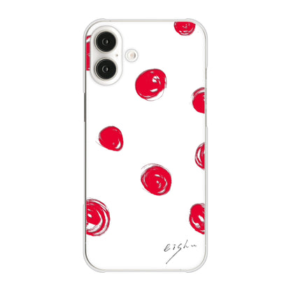 iPhone16 Plus 高画質仕上げ 背面印刷 ハードケース大野詠舟 手描きシンプル