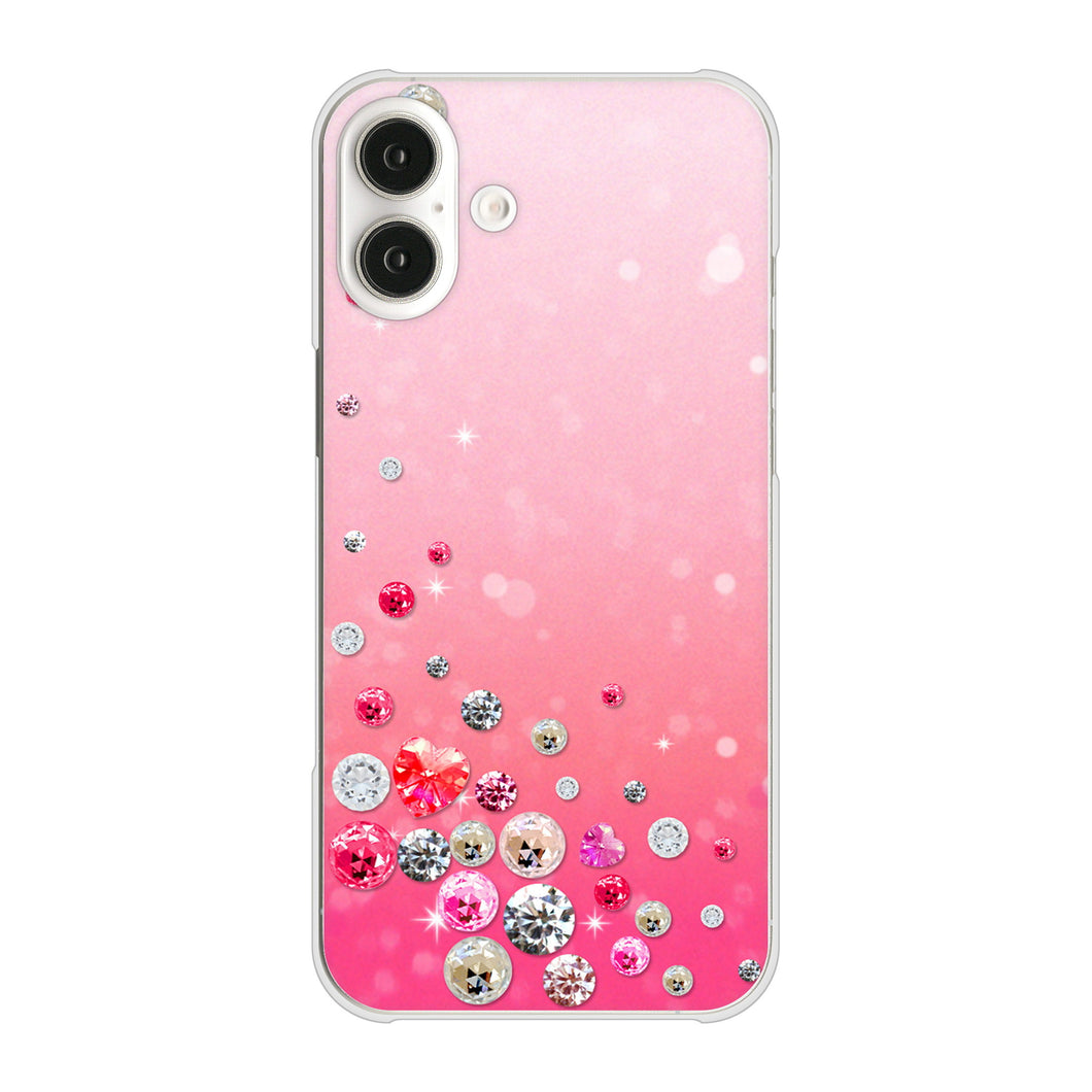 iPhone16 Plus 高画質仕上げ 背面印刷 ハードケーススワロデコ風プリント
