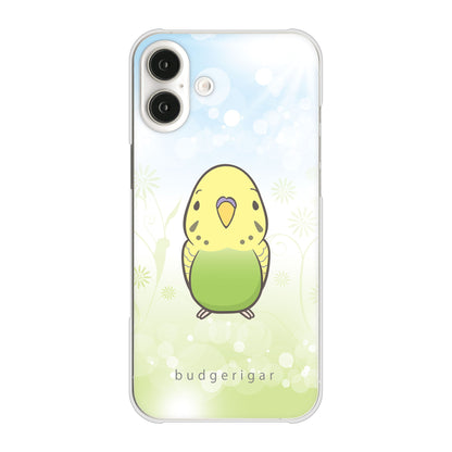 iPhone16 Plus 高画質仕上げ 背面印刷 ハードケースセキセイインコ