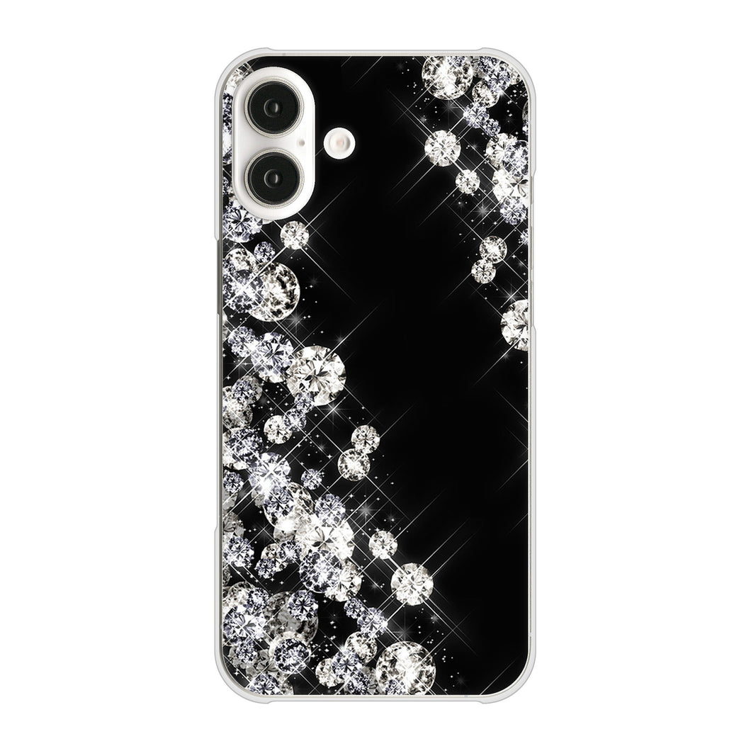 iPhone16 Plus 高画質仕上げ 背面印刷 ハードケース 【VA871 ダイヤモンドフレーム】