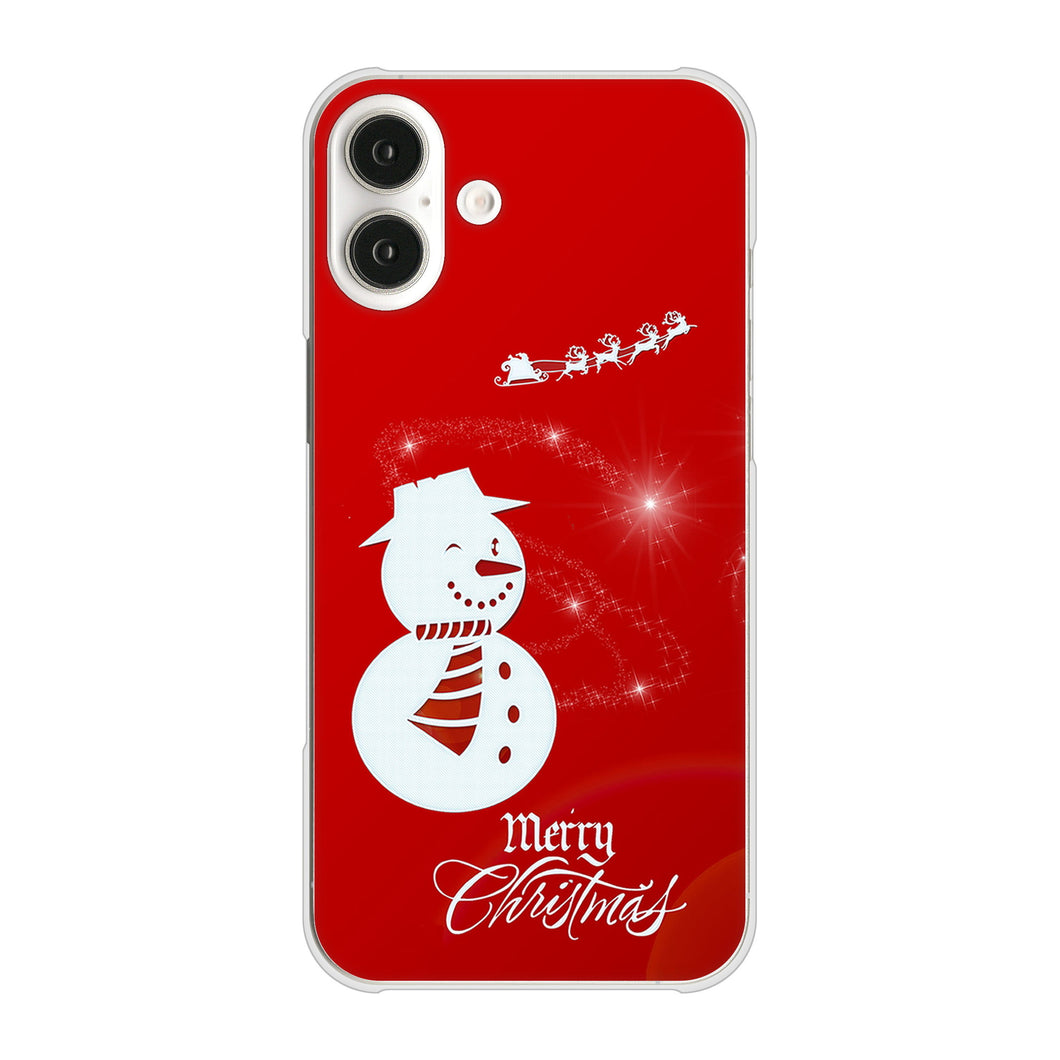 iPhone16 Plus 高画質仕上げ 背面印刷 ハードケースクリスマス