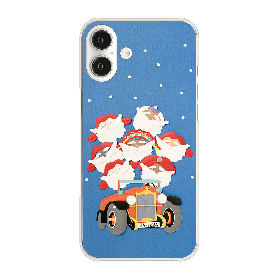 iPhone16 Plus 高画質仕上げ 背面印刷 ハードケースクリスマス