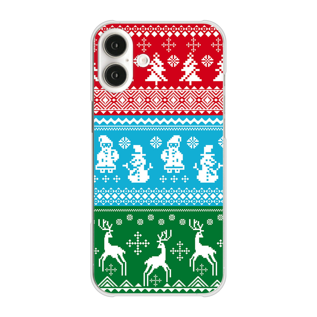 iPhone16 Plus 高画質仕上げ 背面印刷 ハードケースクリスマス