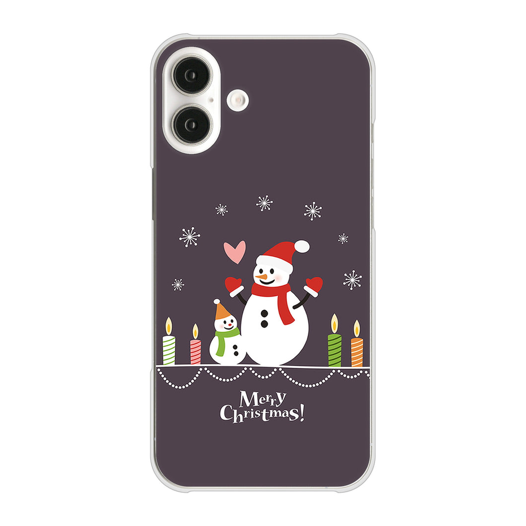 iPhone16 Plus 高画質仕上げ 背面印刷 ハードケースクリスマス