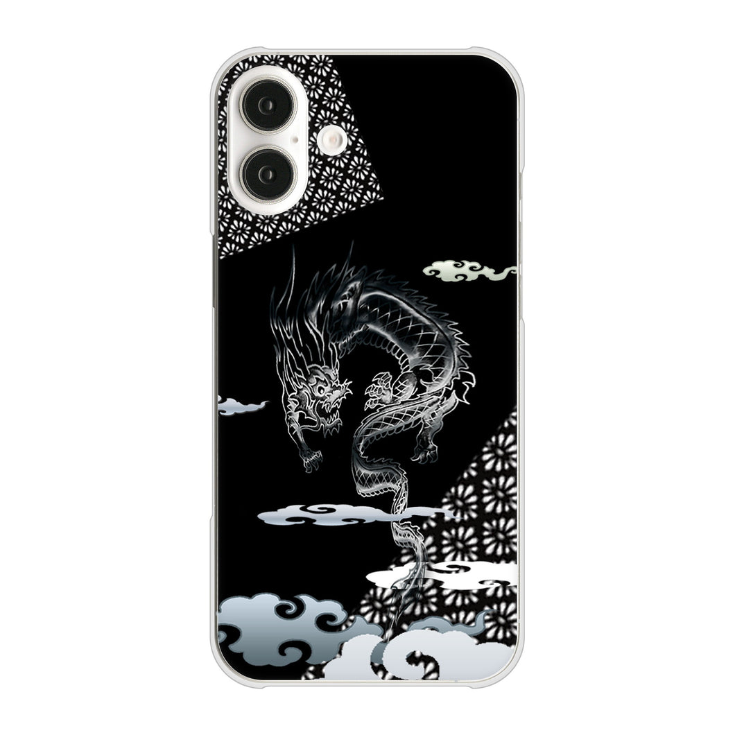 iPhone16 Plus 高画質仕上げ 背面印刷 ハードケース雲竜