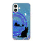 iPhone16 Plus 高画質仕上げ 背面印刷 ハードケース魔法陣猫