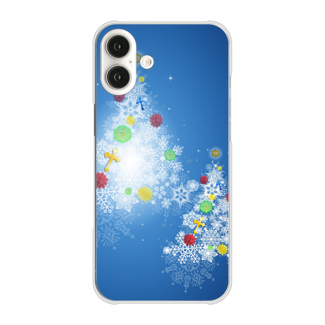 iPhone16 Plus 高画質仕上げ 背面印刷 ハードケースクリスマス