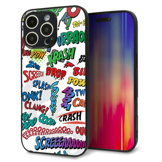 iPhone16 Pro Max 強化ガラス＆TPUスマホケース ガラプリ【271 アメリカン キャッチコピー】