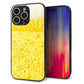 iPhone16 Pro Max 強化ガラス＆TPUスマホケース ガラプリ【450 生ビール】