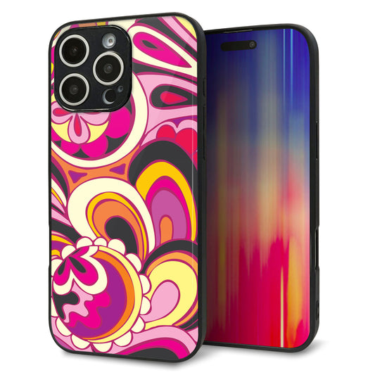 iPhone16 Pro Max 強化ガラス＆TPUスマホケース ガラプリ【586 ブローアップカラー】