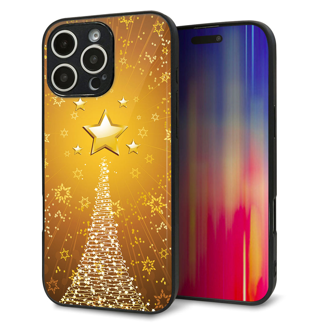 iPhone16 Pro Max 強化ガラス＆TPUスマホケース ガラプリ【590 光の塔】