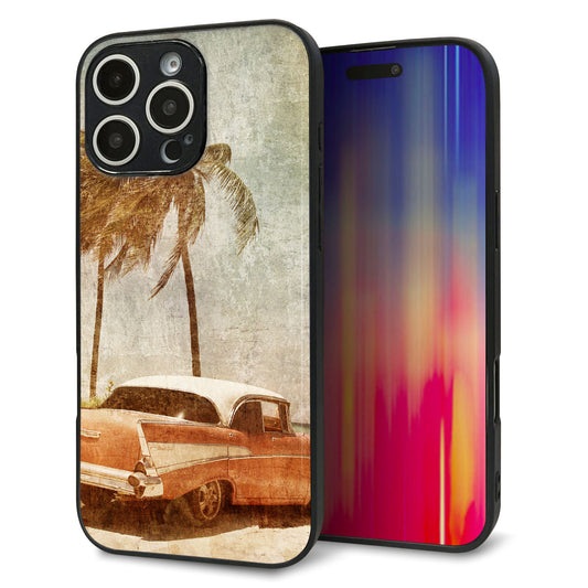 iPhone16 Pro Max 強化ガラス＆TPUスマホケース ガラプリ【620 憧れの時-CAR】