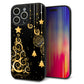iPhone16 Pro Max 強化ガラス＆TPUスマホケース ガラプリ【721 その他のカラークリスマスツリー】