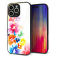 iPhone16 Pro Max 強化ガラス＆TPUスマホケース ガラプリ【1209 光と花】