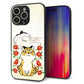 iPhone16 Pro Max 強化ガラス＆TPUスマホケース ガラプリ【HA251 虎と鶴】