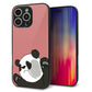 iPhone16 Pro Max 強化ガラス＆TPUスマホケース ガラプリ【HA300 むぎゅっとパンダ】