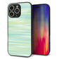 iPhone16 Pro Max 強化ガラス＆TPUスマホケース ガラプリ【IB908 グラデーションボーダー_グリーン】