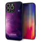 iPhone16 Pro Max 強化ガラス＆TPUスマホケース ガラプリ【KM925 Galaxias Purple】
