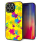 iPhone16 Pro Max 強化ガラス＆TPUスマホケース ガラプリ【MA879 ペイントイエロー】
