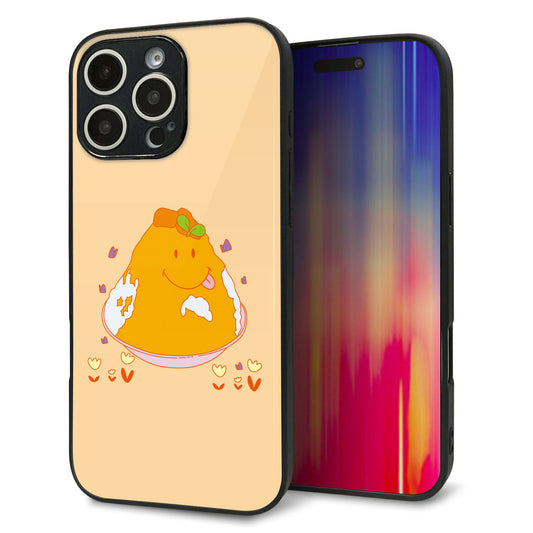 iPhone16 Pro Max 強化ガラス＆TPUスマホケース ガラプリ【MA904 台湾風かき氷】