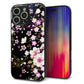 iPhone16 Pro Max 強化ガラス＆TPUスマホケース ガラプリ【MA961 和柄 花 C】