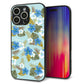 iPhone16 Pro Max 強化ガラス＆TPUスマホケース ガラプリ【SC883 ハワイアンアロハレトロ（ブルー）】