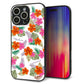 iPhone16 Pro Max 強化ガラス＆TPUスマホケース ガラプリ【SC884 ハワイアンアロハレトロ（ホワイト）】