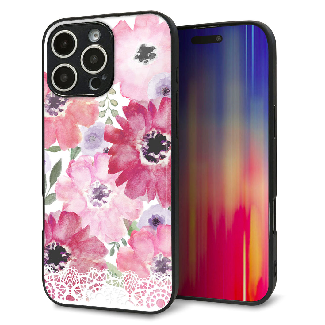 iPhone16 Pro Max 強化ガラス＆TPUスマホケース ガラプリ【SC943 ドゥ・パフューム１】