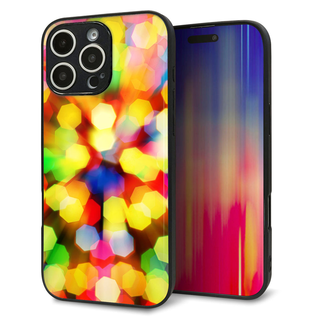 iPhone16 Pro Max 強化ガラス＆TPUスマホケース ガラプリ【VA874 未来へのワープ】