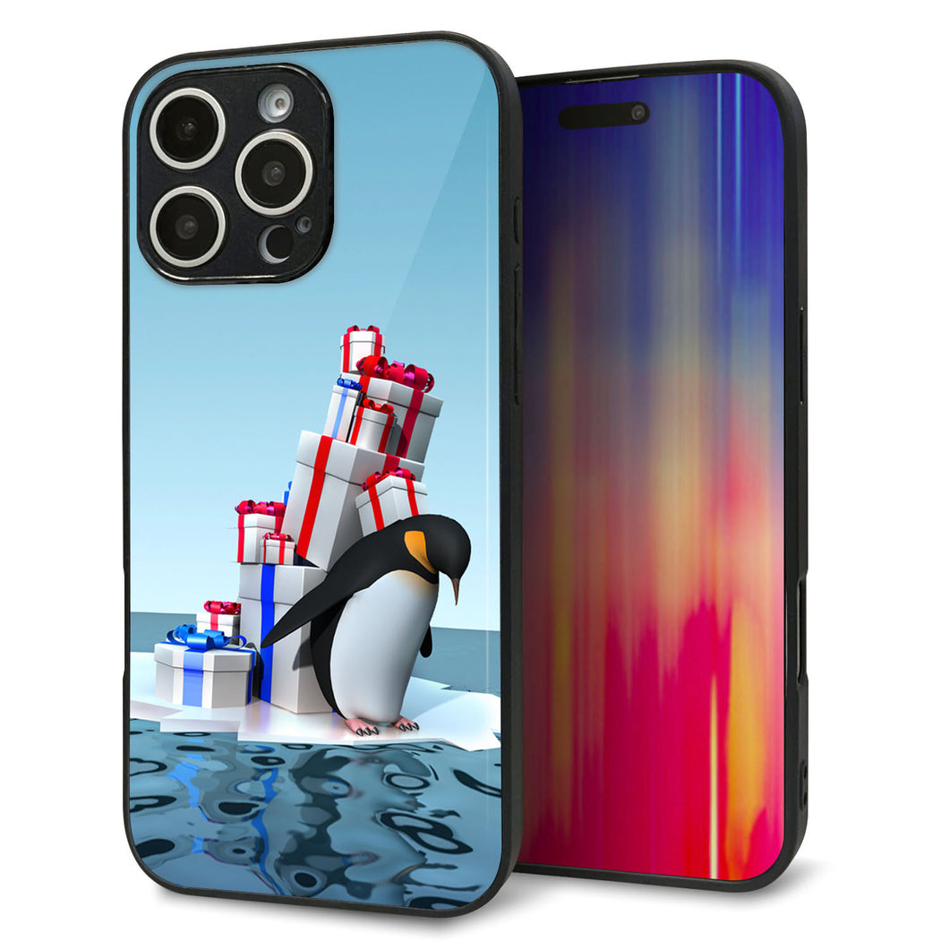 iPhone16 Pro Max 強化ガラス＆TPUスマホケース ガラプリ【XA805 人気者は辛い…】