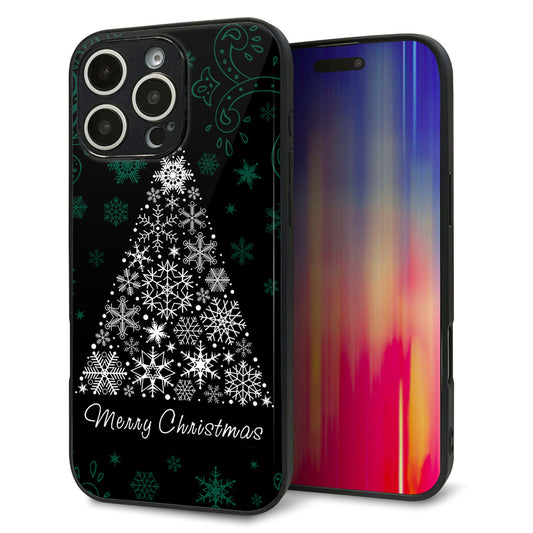 iPhone16 Pro Max 強化ガラス＆TPUスマホケース ガラプリ【XA808 聖なるツリー】