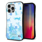 iPhone16 Pro Max スマホケース 「SEA Grip」 グリップケース Sライン 【AG888 ネコ積もり 水色】 UV印刷