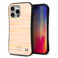 iPhone16 Pro Max スマホケース 「SEA Grip」 グリップケース Sライン 【IB909 グラデーションボーダー_オレンジ】 UV印刷