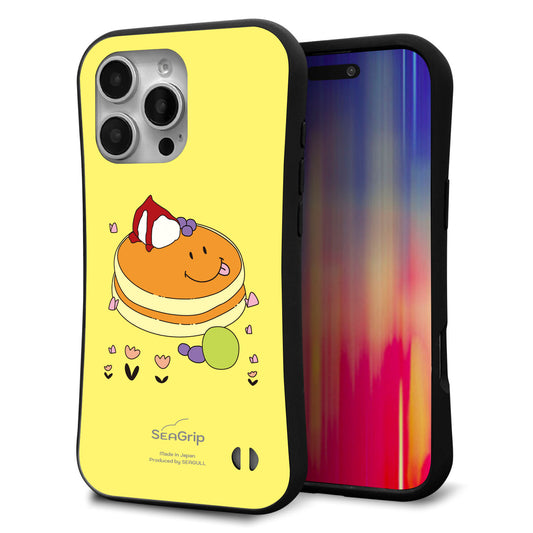 iPhone16 Pro Max スマホケース 「SEA Grip」 グリップケース Sライン 【MA901 パンケーキ】 UV印刷