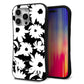 iPhone16 Pro Max スマホケース 「SEA Grip」 グリップケース Sライン 【SC915 花柄モノトーン 04】 UV印刷
