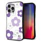 iPhone16 Pro Max スマホケース 「SEA Grip」 グリップケース Sライン 【SC925 デイジー パープル】 UV印刷