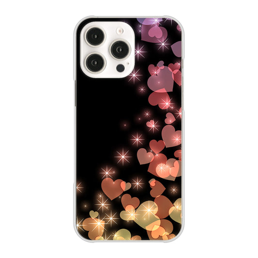 iPhone16 Pro Max 高画質仕上げ 背面印刷 ハードケースきらめきハート