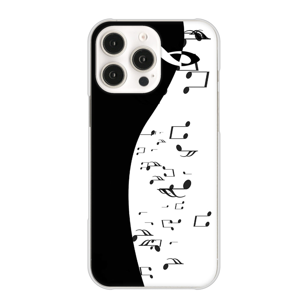 iPhone16 Pro Max 高画質仕上げ 背面印刷 ハードケース音符