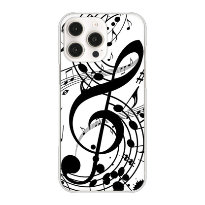 iPhone16 Pro Max 高画質仕上げ 背面印刷 ハードケース音符