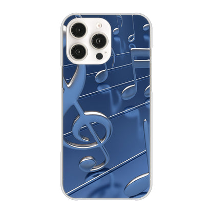 iPhone16 Pro Max 高画質仕上げ 背面印刷 ハードケース音符