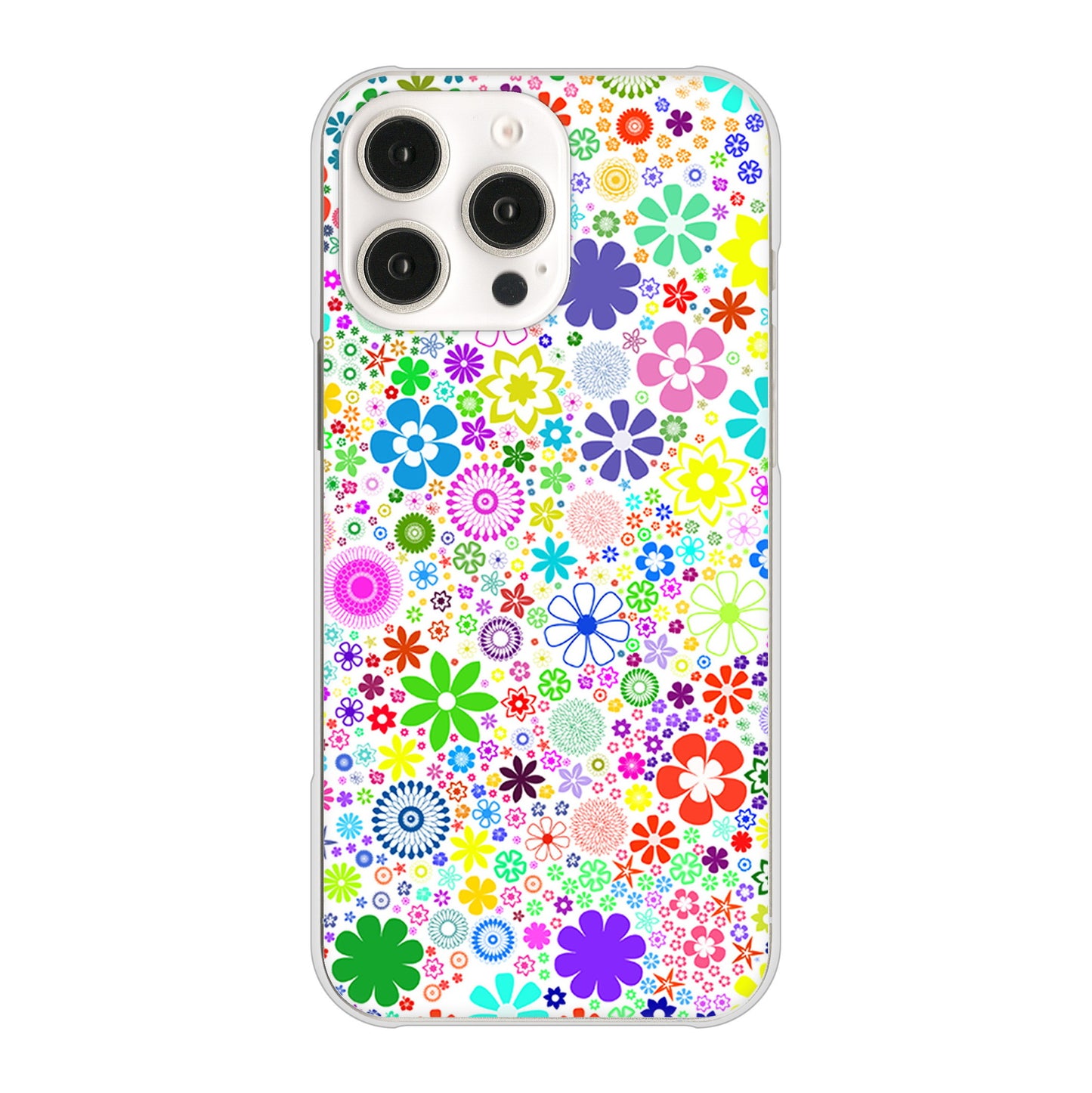 iPhone16 Pro Max 高画質仕上げ 背面印刷 ハードケースリバティプリント