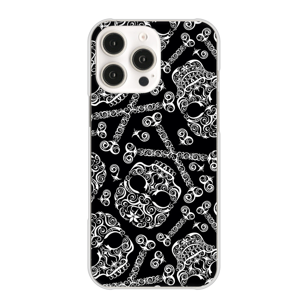 iPhone16 Pro Max 高画質仕上げ 背面印刷 ハードケース 【363 ドクロの刺青】