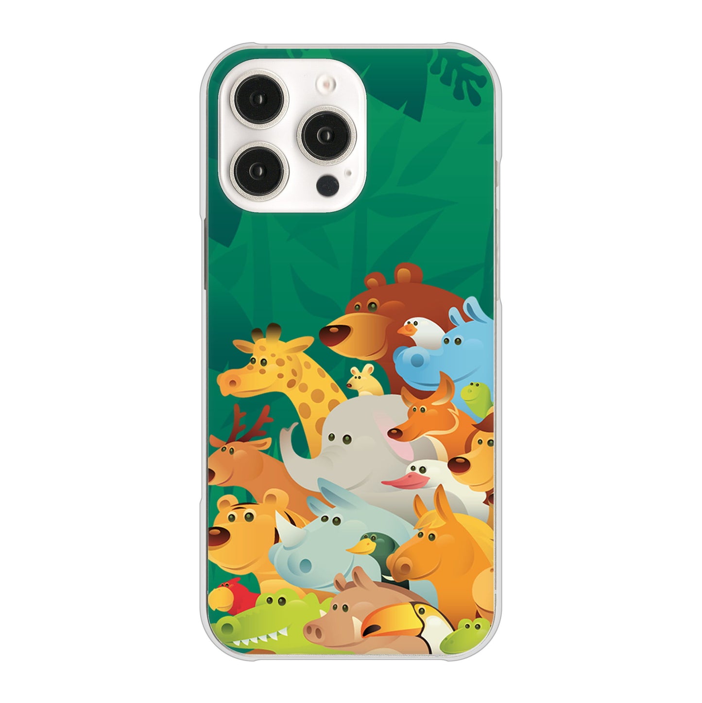 iPhone16 Pro Max 高画質仕上げ 背面印刷 ハードケース 【370 全員集合】