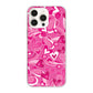 iPhone16 Pro Max 高画質仕上げ 背面印刷 ハードケースプリティハート