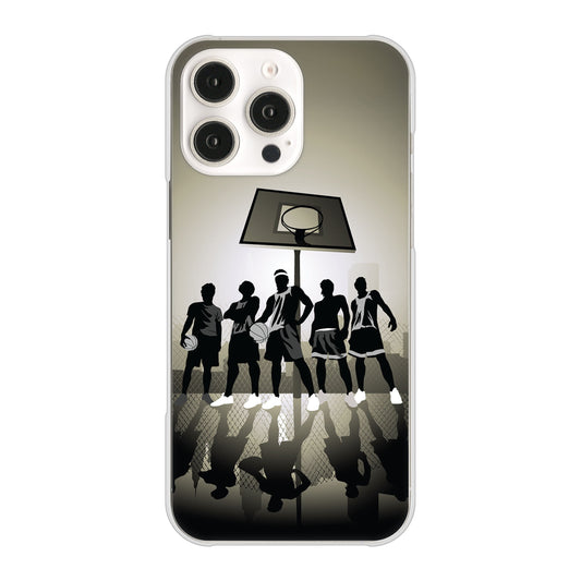 iPhone16 Pro Max 高画質仕上げ 背面印刷 ハードケース 【389 クールバスケ】